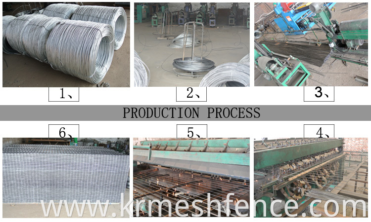 Hot Dip Galvanized Wire Mesh fence 50x150mm